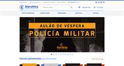 Desktop Screenshot of mandettaconcursos.com.br